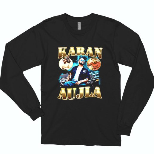 Karan Aujla Punjabi Funny Long Sleeve T Shirt 1