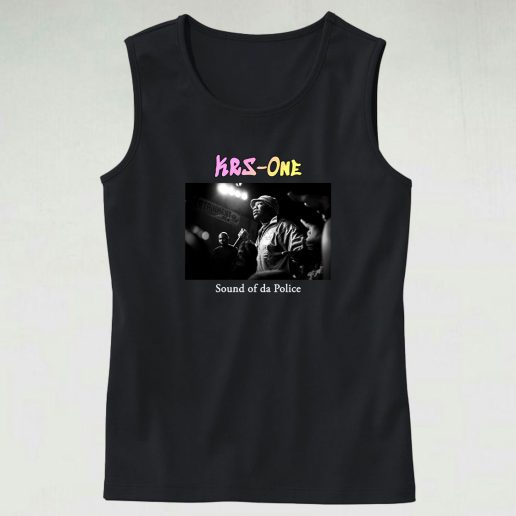 Krs One Sound Of Da Police Hip Hop Tank Top 1