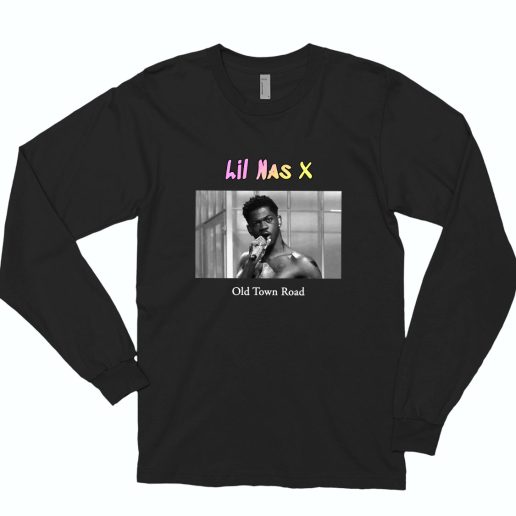 Lil Nas X Old Town Road Rapper Long Sleeve Shirt 1