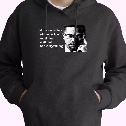 Malcolm X Black Panthers Party Civil Human Rights Classic Hoodie Streetwear