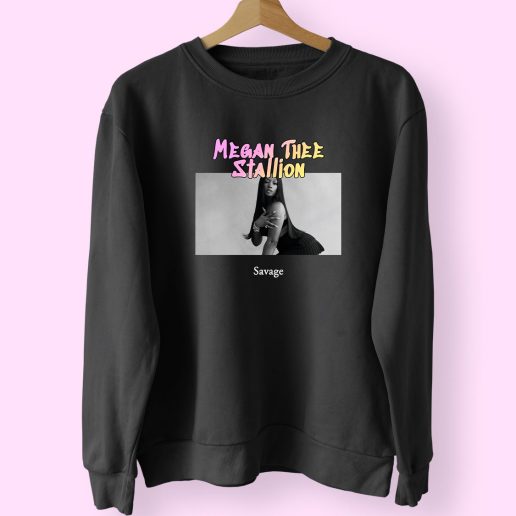 Megan Thee Stallion Savage Vintage Rapper Sweatshirt 1