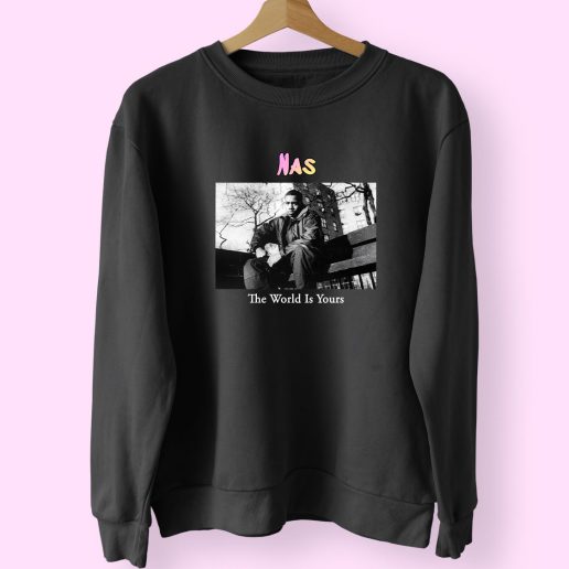 Nas The World Is Yours Vintage Rapper Sweatshirt 1