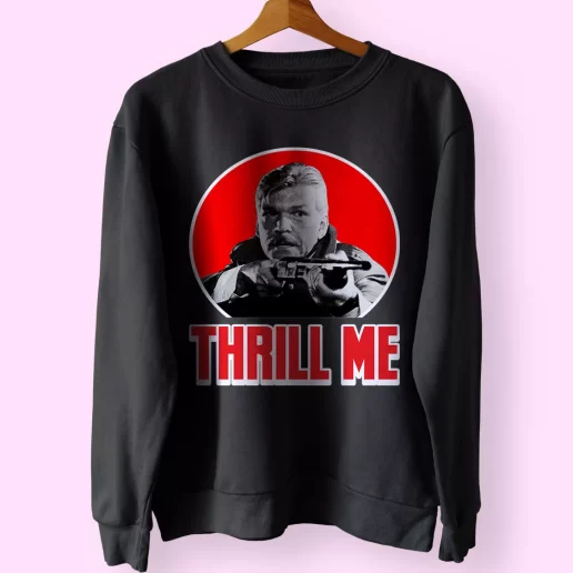 Night Of The Creeps Thrill Me Zombie Sci Fi Horror Film Alien 80s Classic Sweatshirt Style