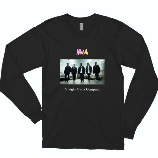 Nwa Straight Outta Compton Rapper Long Sleeve Shirt 1