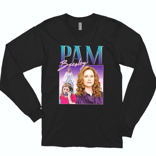 Pam Beesley Us Office Funny Long Sleeve T Shirt 1