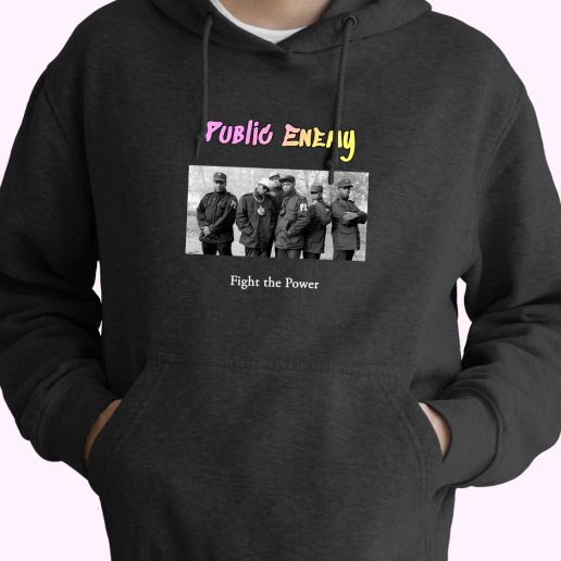 Public Enemy Fight The Power Rapper Quote Hoodie 1