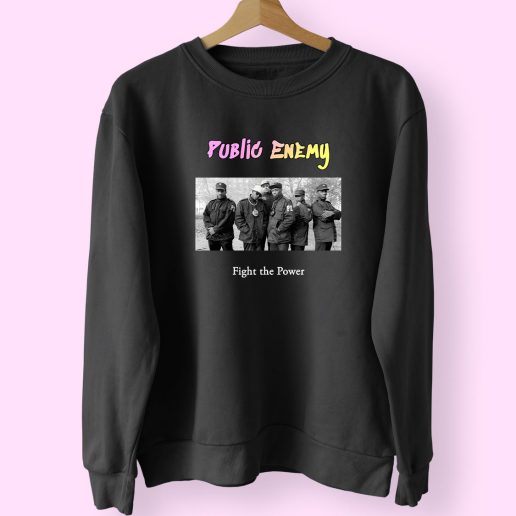 Public Enemy Fight The Power Vintage Rapper Sweatshirt 1