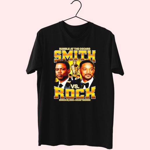 Rumble At The Oscars Smith Vs Rock Funny T Shirt 1