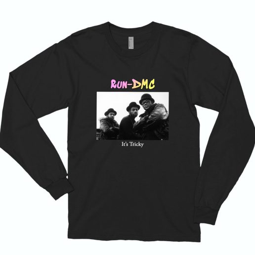 Run Dmc Its Tricky Rapper Long Sleeve Shirt 1