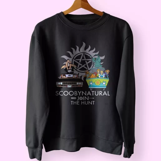 Scoobynatural Join The Hunt Supernatural Sam Dean Winchester Sweatshirt Classic Sweatshirt Style