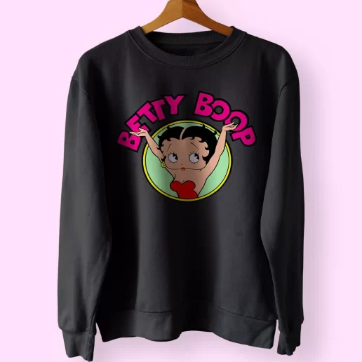 Sexy Betty Boop Logo Cartoon Classic Sweatshirt Style