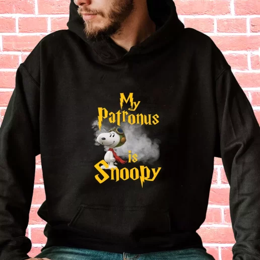 Streetwear Hoodie Flying Ace My Patronus Is A Snoopy