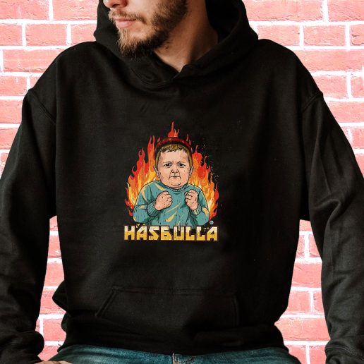 Streetwear Hoodie Hasbulla Fighting Face 1