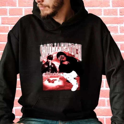 Streetwear Hoodie Lil Tracy Soulja Witch Faith 80s Mens