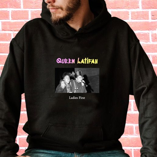 Streetwear Hoodie Queen Latifah Ladies First 1