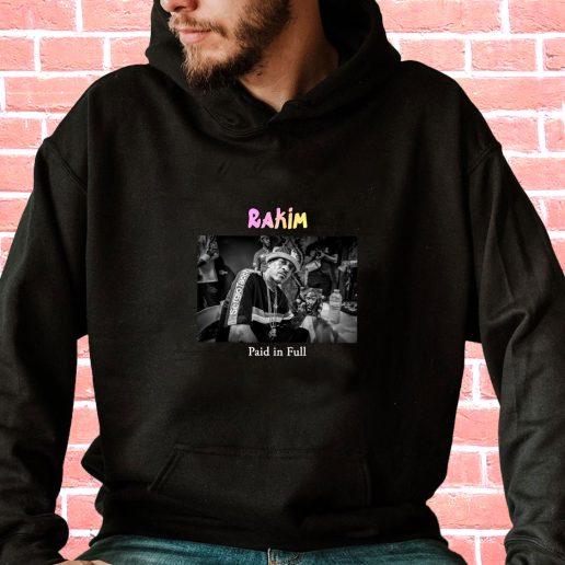 Streetwear Hoodie Rakim Paid In Full 1