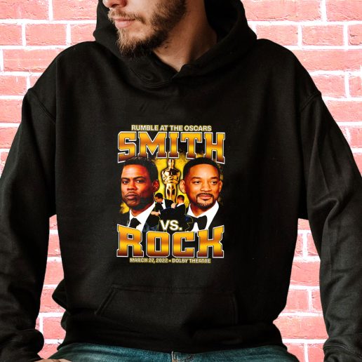 Streetwear Hoodie Rumble At The Oscars Smith Vs Rock 1