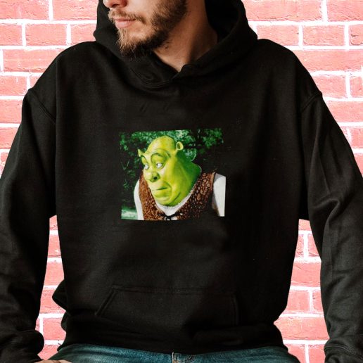 Streetwear Hoodie Shrek Bored Meme 1