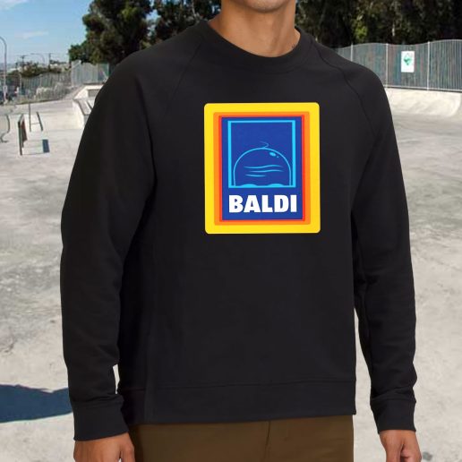 Streetwear Sweatshirt Baldi Aldi Bald Head 1