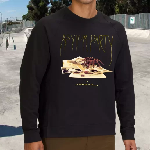 Streetwear Sweatshirt Darkwave Asylum Party Mere Post Punk Sweatshirt