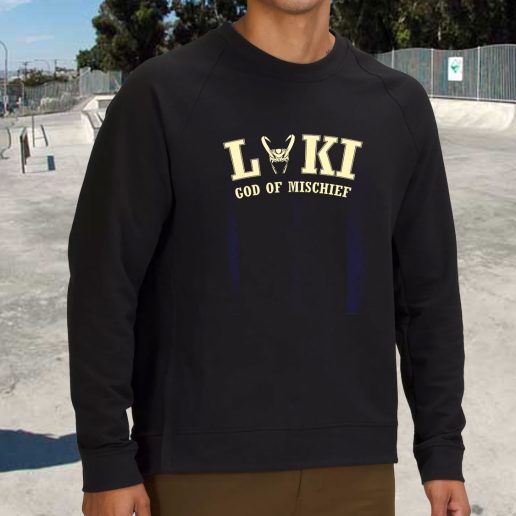 Streetwear Sweatshirt God Of Mischief Loki 1