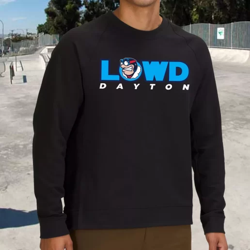 Streetwear Sweatshirt Lowd Dayton Flyers Basketbal Unisex On Sale
