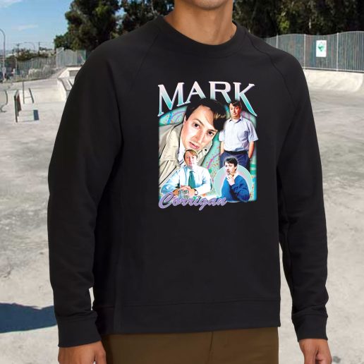 Streetwear Sweatshirt Mark Corrigan Viontage British Movie 1