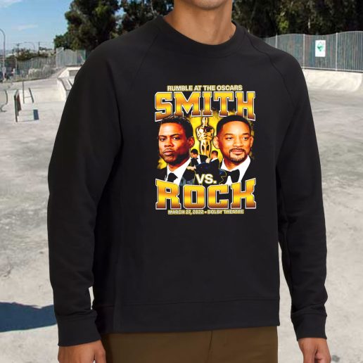 Streetwear Sweatshirt Rumble At The Oscars Smith Vs Rock 1