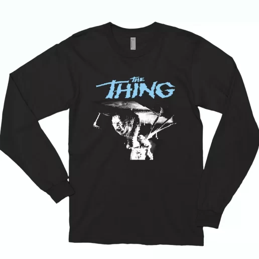 The Thing Horror Movie John Carpenter Classic Long Sleeve T Shirt