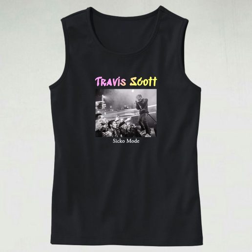 Travis Scott Sicko Mode Hip Hop Tank Top 1