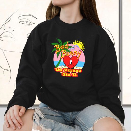 Vintage Sweatshirt Bad Bunny Un Verano Sin Ti 1