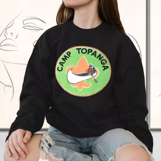 Vintage Sweatshirt Camp Topanga Unisex