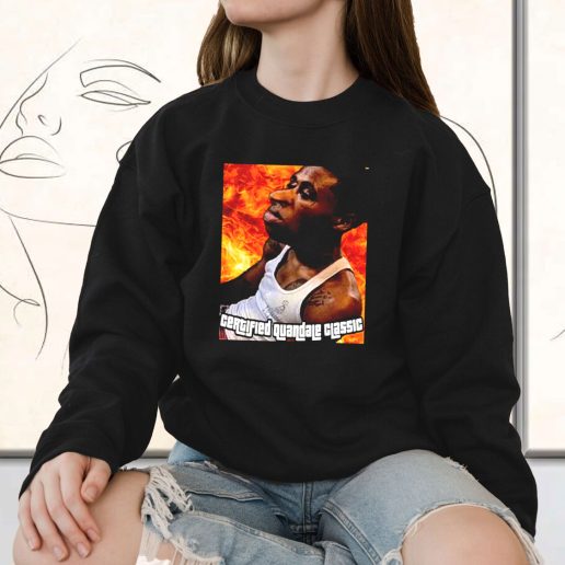 Vintage Sweatshirt Certified Quandale Classic Meme 1