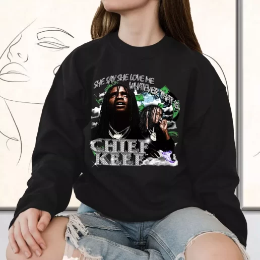 Vintage Sweatshirt Chief Keef Whatever That Is 90s Retro