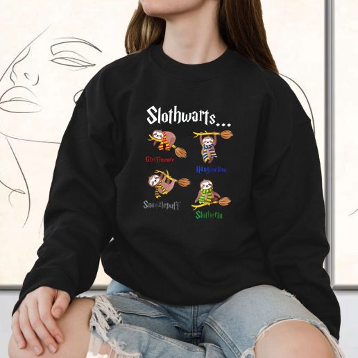 Vintage Sweatshirt Harry Slothwarts 1