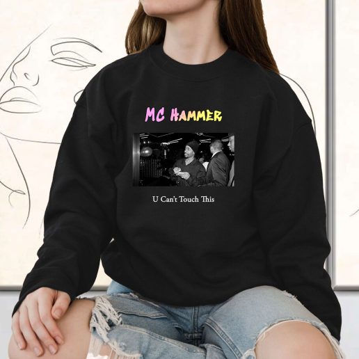 Vintage Sweatshirt Mc Hammer U Cant Touch This 1