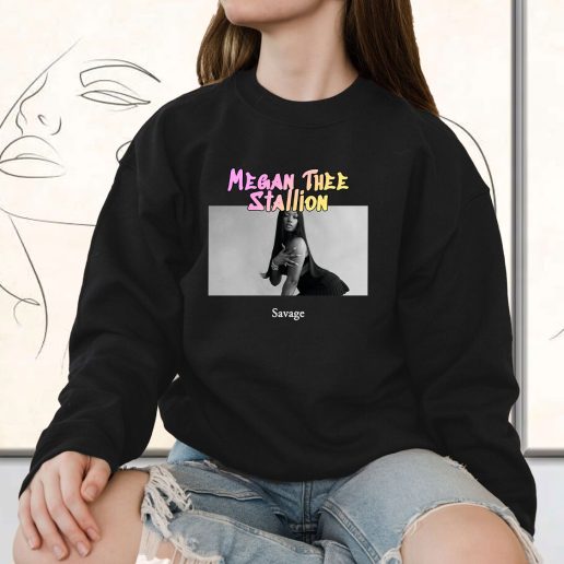 Vintage Sweatshirt Megan Thee Stallion Savage 1