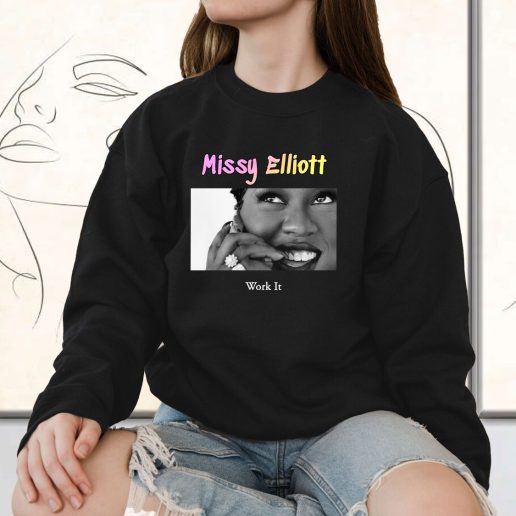 Vintage Sweatshirt Missy Elliott Work It 1