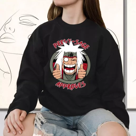 Vintage Sweatshirt Pervy Sage Approves Jiraiya From Naruto