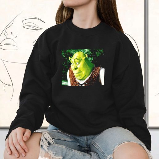 Vintage Sweatshirt Shrek Bored Meme 1