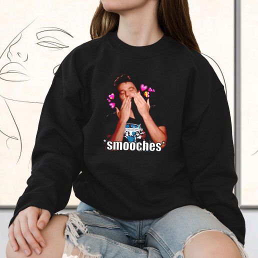 Vintage Sweatshirt Smooches Meme Pedro Pascal 1