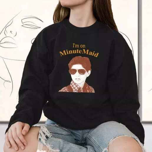 Vintage Sweatshirt The Karate Kid Im On Minutemaid