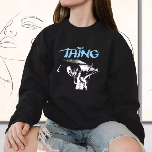 Vintage Sweatshirt The Thing Horror Movie John Carpenter