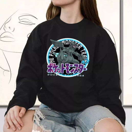 Vintage Sweatshirt Zekrom Pokemon