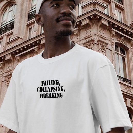 Vintage T Shirt Failing Collapsing Breaking 1