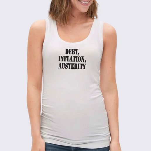 Women Classic Tank Top Debt Inflation Austerity 1