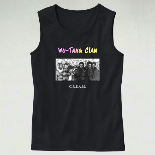 Wu Tang Clan Cream Hip Hop Tank Top 1