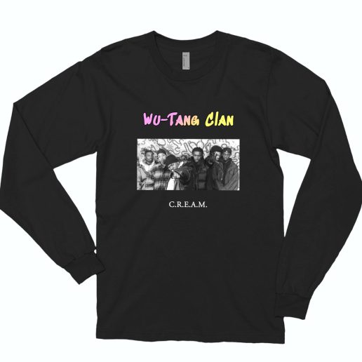 Wu Tang Clan Cream Rapper Long Sleeve Shirt 1