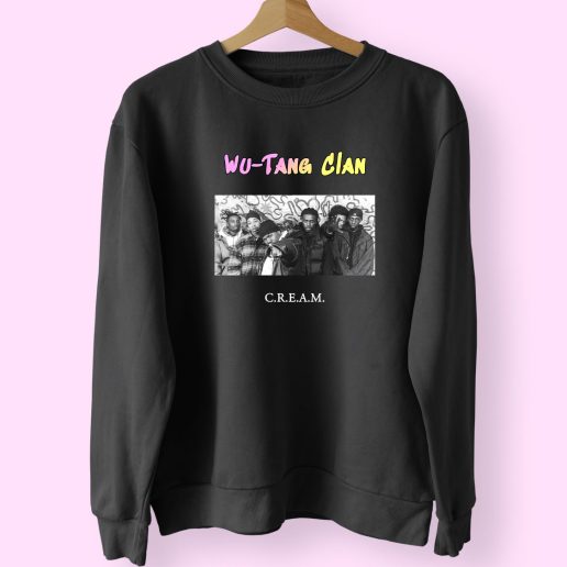 Wu Tang Clan Cream Vintage Rapper Sweatshirt 1