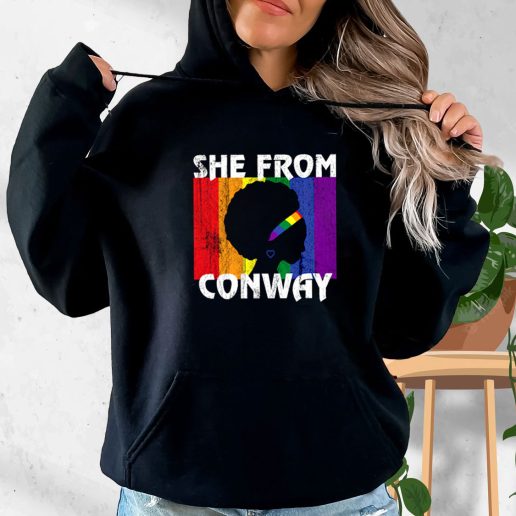 Aesthetic Hoodie Black Girl She From Conway Arkansas 1